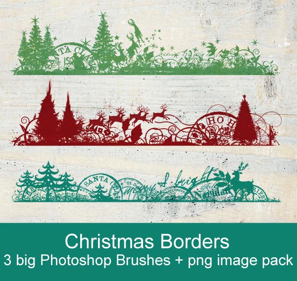 Photoshop Christmas Borders Photoshop Christmas Borders