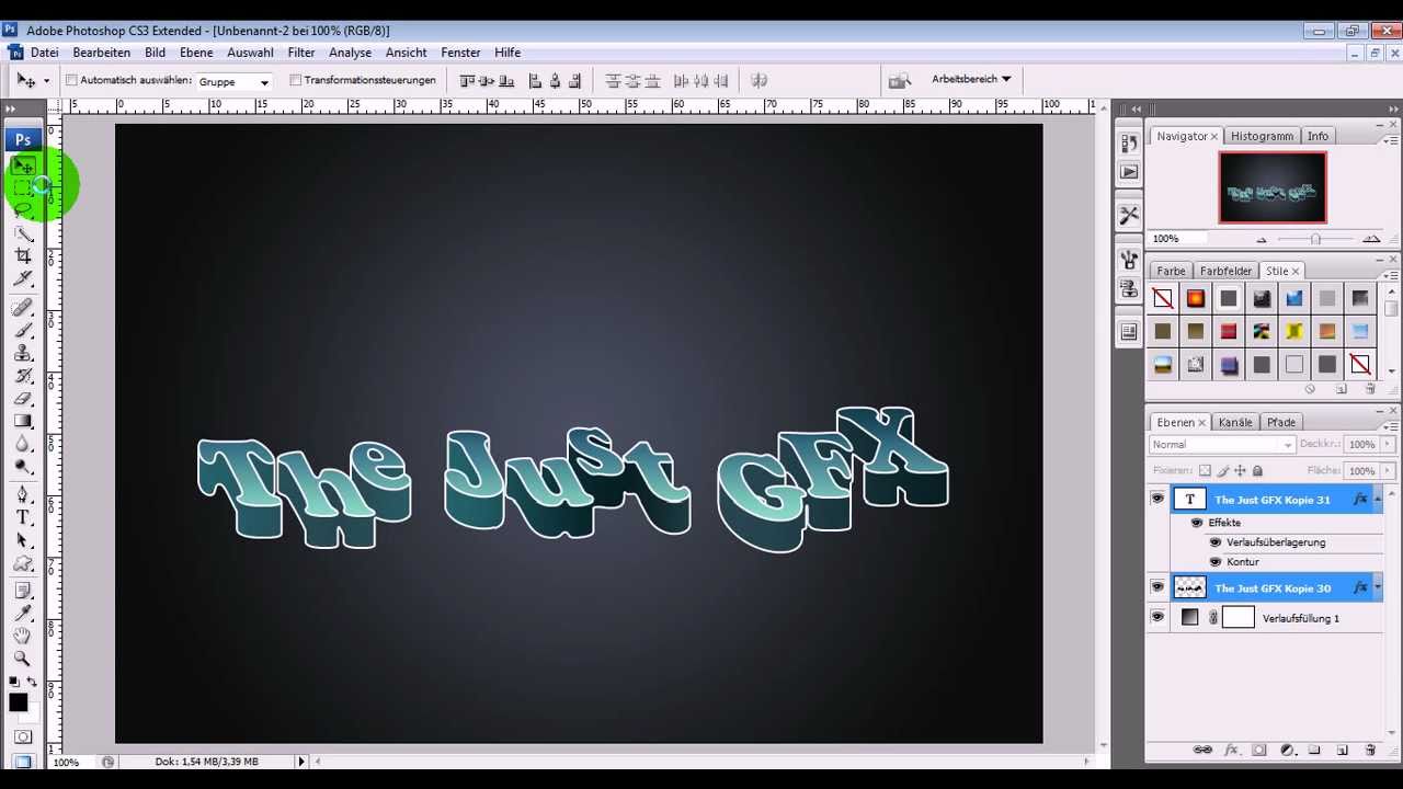 Photoshop CS4 3D Text