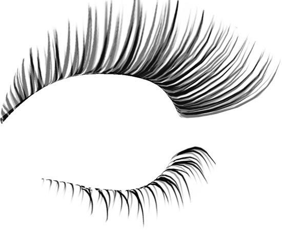 15 Eyelash PSD Photoshop Images