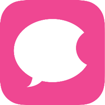 Pink iPhone Message Icon