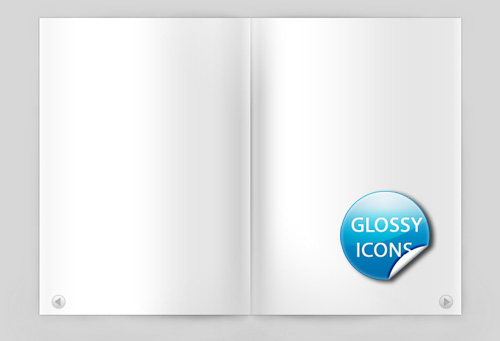 PSD Photoshop Magazine Template PSD Photoshop Magazine Template