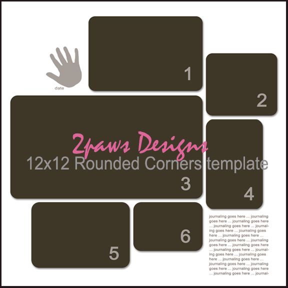 Rounded Corner Template