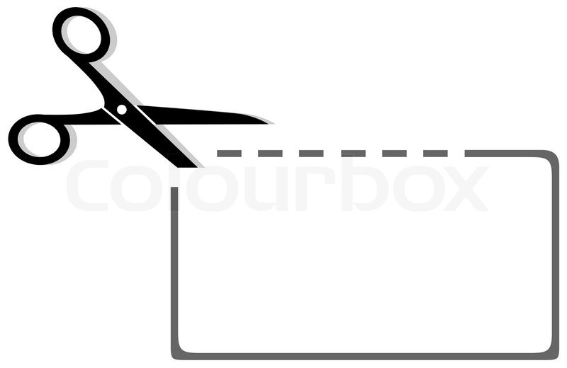 clip art dotted line with scissors - photo #6