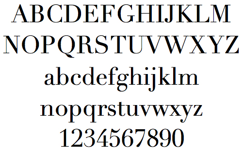 Serif Fonts