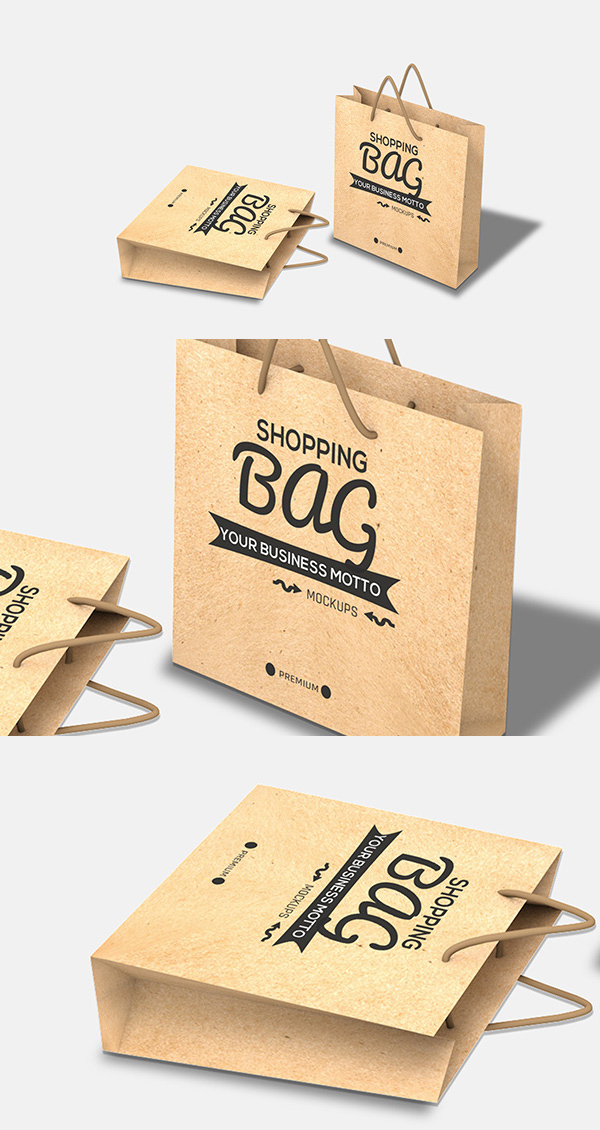 Shopping Bag PSD Mockup Free