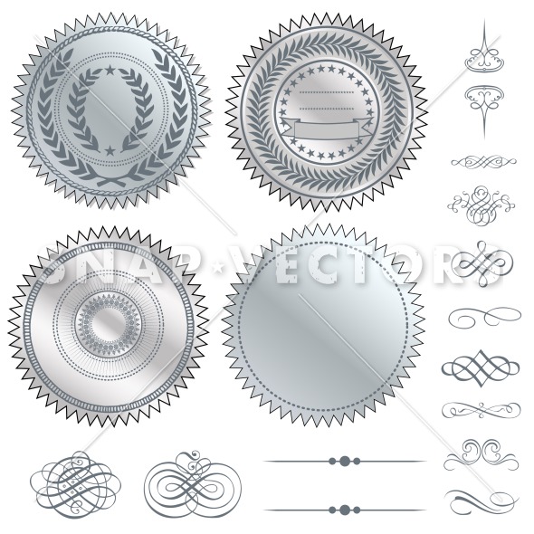 Silver Seal Clip Art