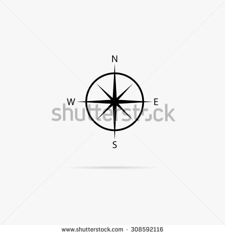 Simple Compass Illustration