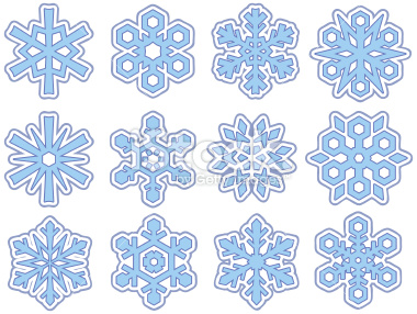 Simple Snowflake Vector