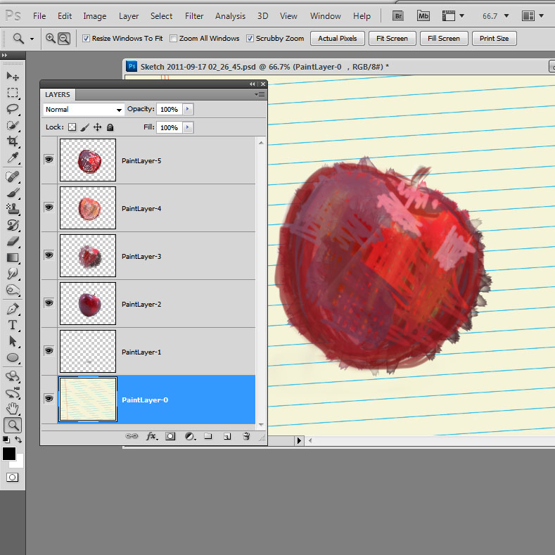 SketchBook Pro Layers