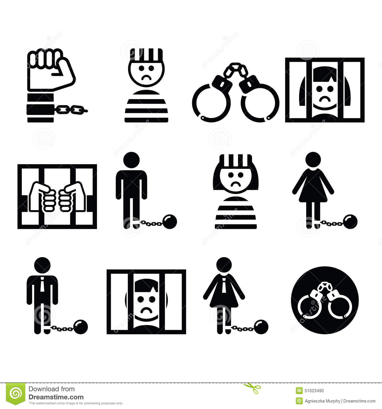 Slavery Clip Art Icon