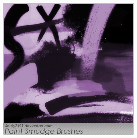 11 PSDs Paint Smudge Images