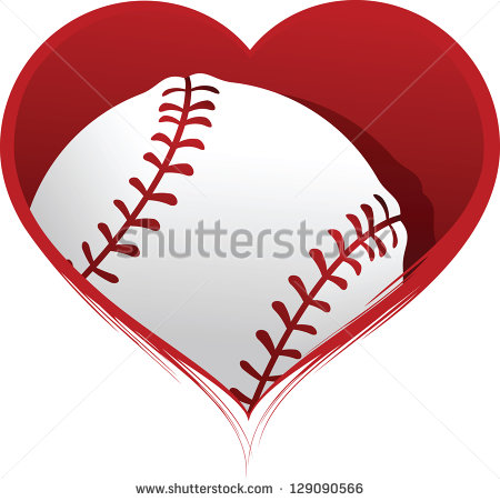 Softball Heart Clip Art Softball Heart Clip Art