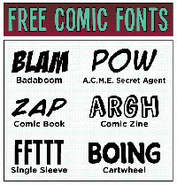Comic Fonts Free