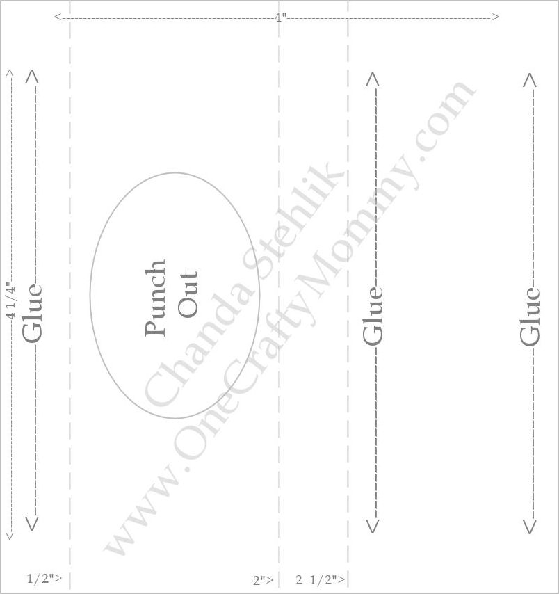 Tissue Box Cover Template