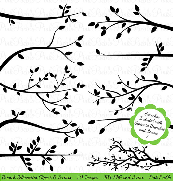 Tree Branch Silhouette Clip Art