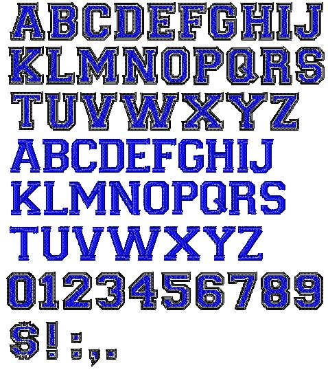 Varsity Letter Font