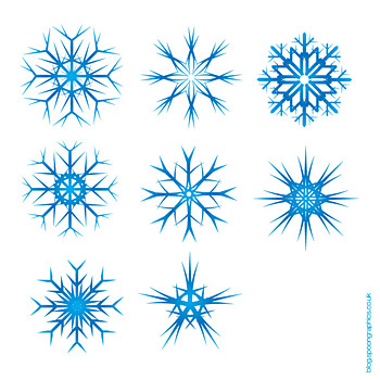 Vector Christmas Snowflake Clip Art