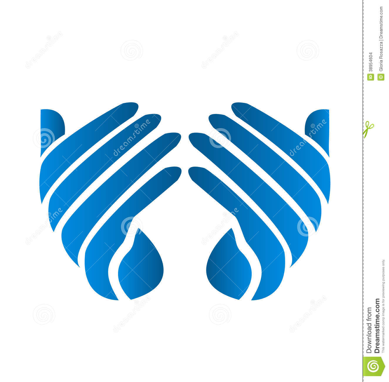 Vector Hand Logo Design