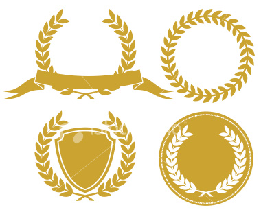 Vector Laurel Wreath Seal