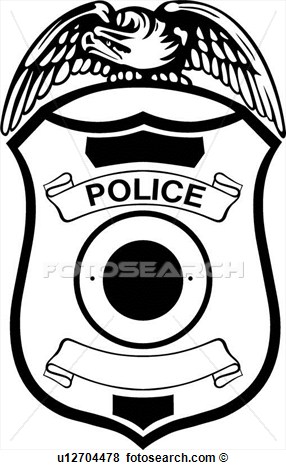 Vector Police Badge Clip Art Vector Police Badge Clip Art