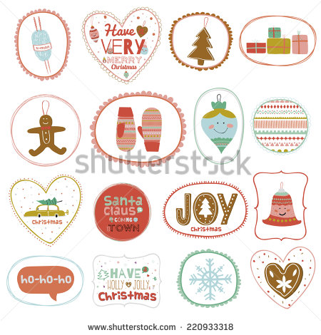 Vintage Christmas Icons Vintage Christmas Icons