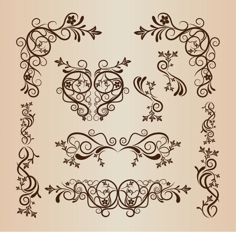 Vintage Floral Vector Design