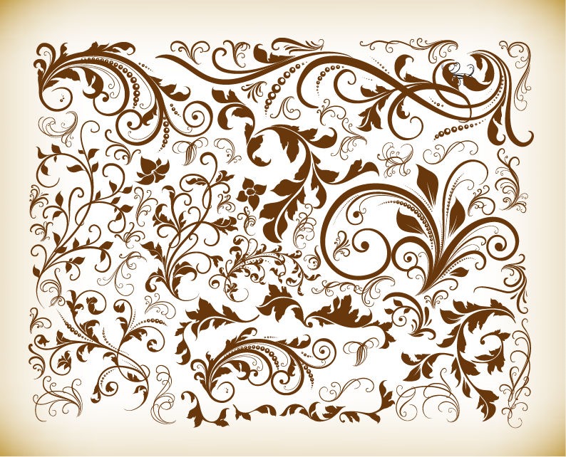 Vintage Floral Vector Design