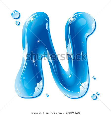 Water Letter N