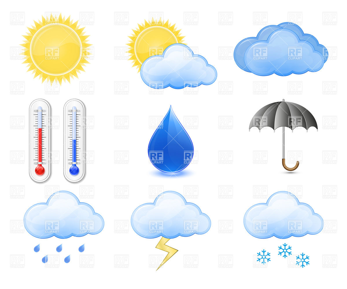Weather Forecast Icons Rain Weather Forecast Icons Rain
