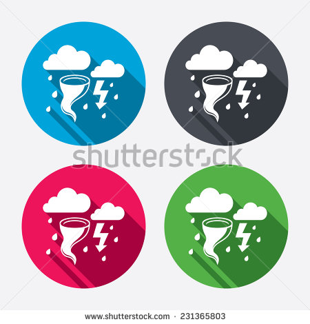 Weather Symbols Hurricane Icon