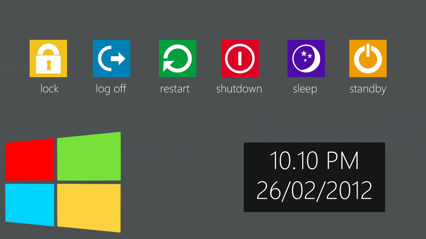 Windows 8 Shut Down Icon