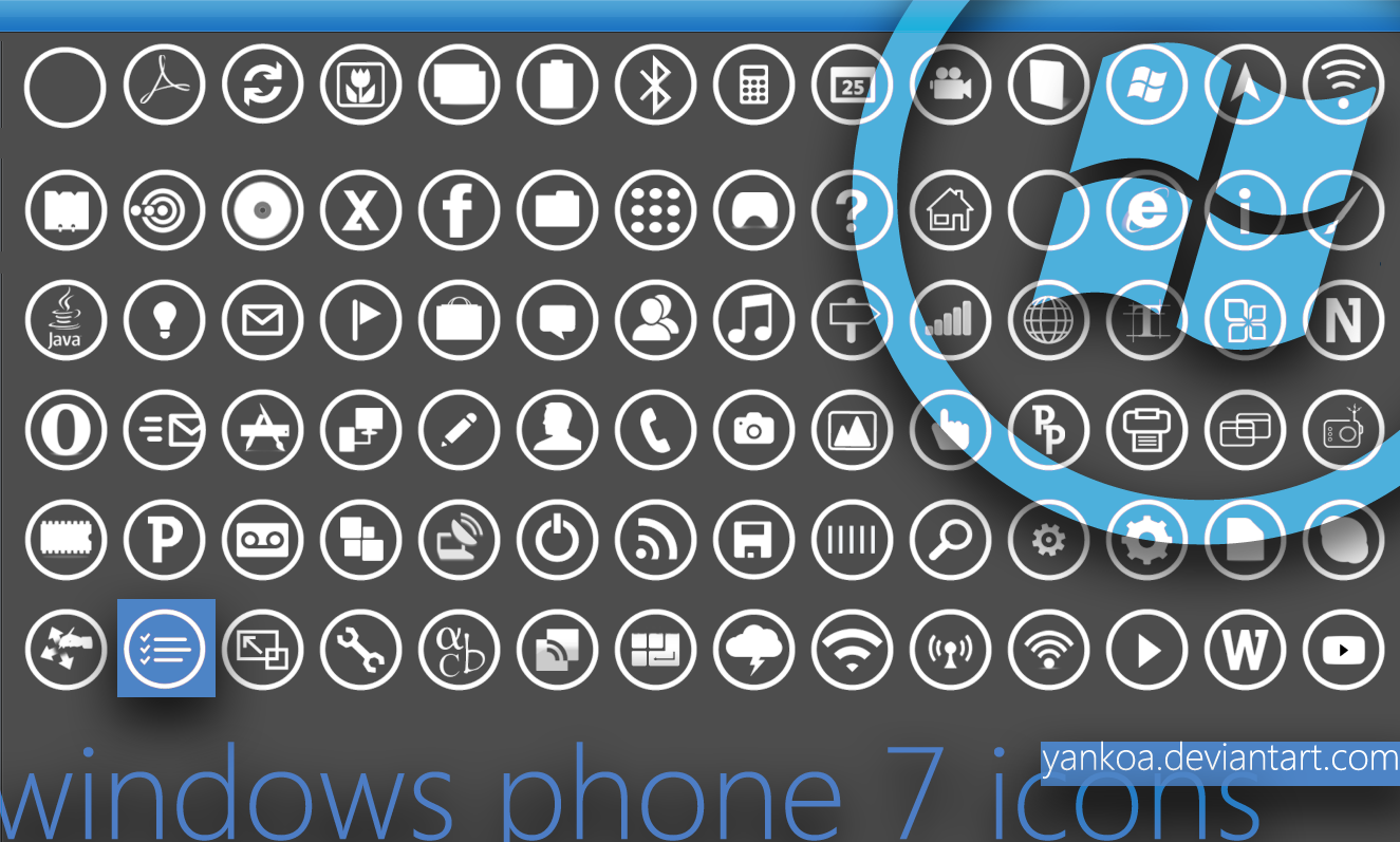 Windows Phone Metro Icons