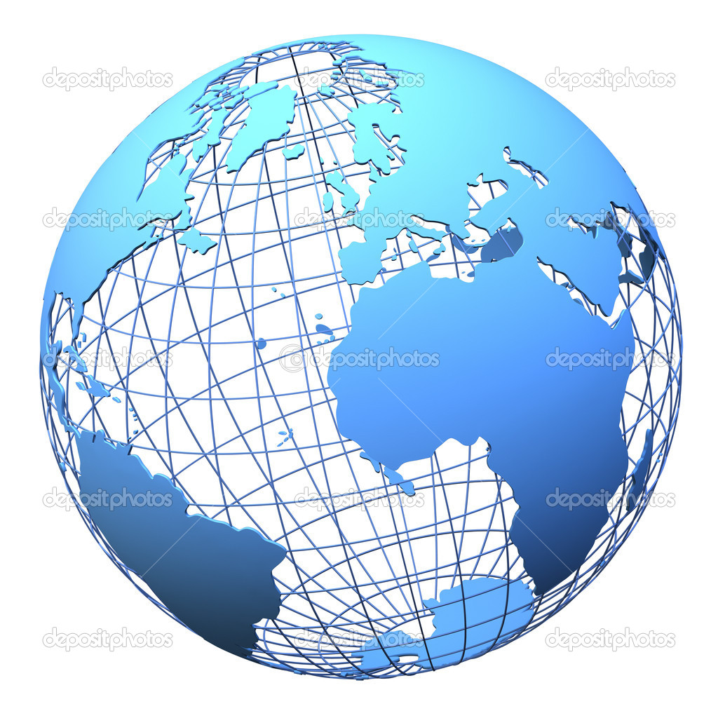 Wireframe Globe Vector Free