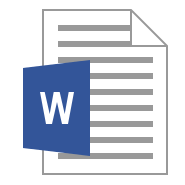Word 2013 Document Icon