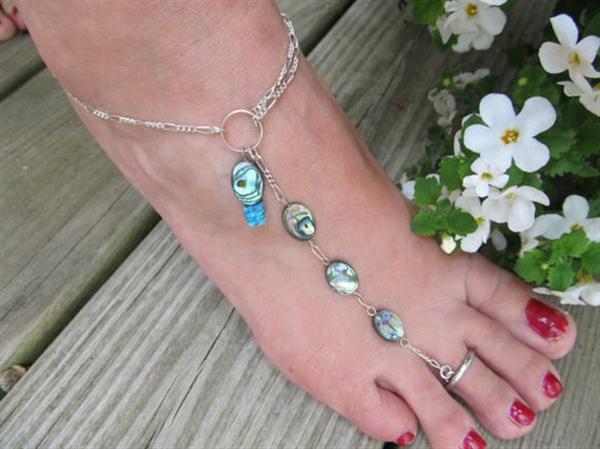 Anklet Toe Ring and Bracelet