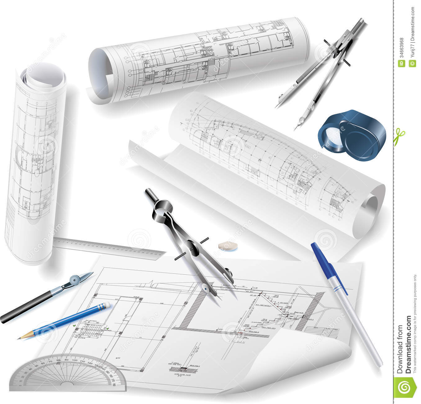 Architectural Elements Drawings