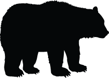 Black Bear Silhouette Clip Art Black Bear Silhouette Clip Art