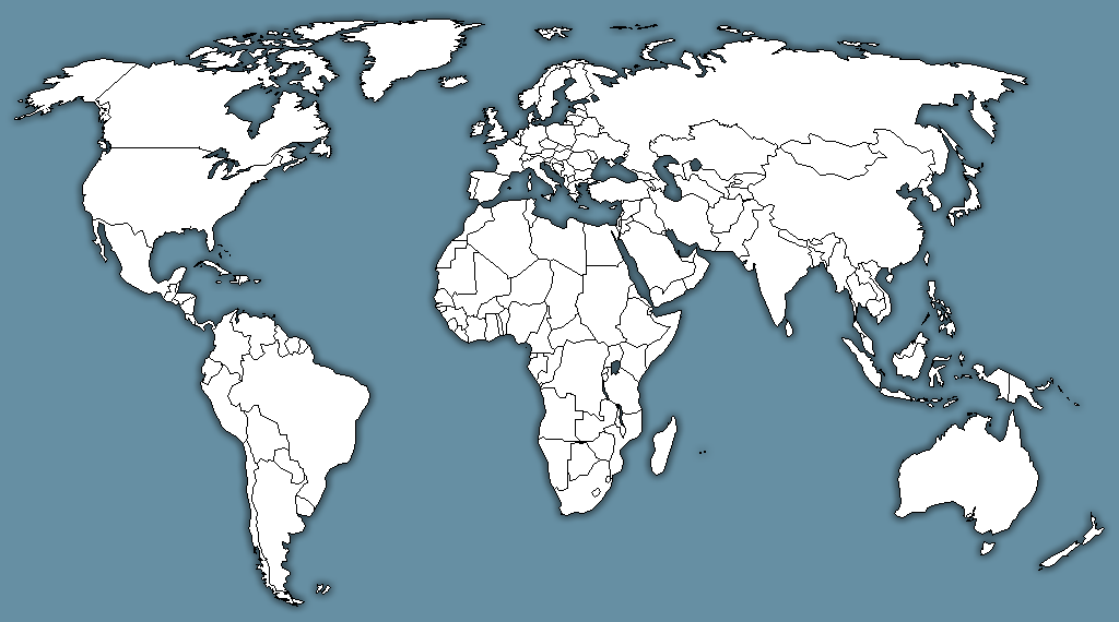 Blank World Map