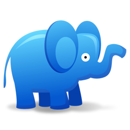 Blue Elephant Clip Art Free