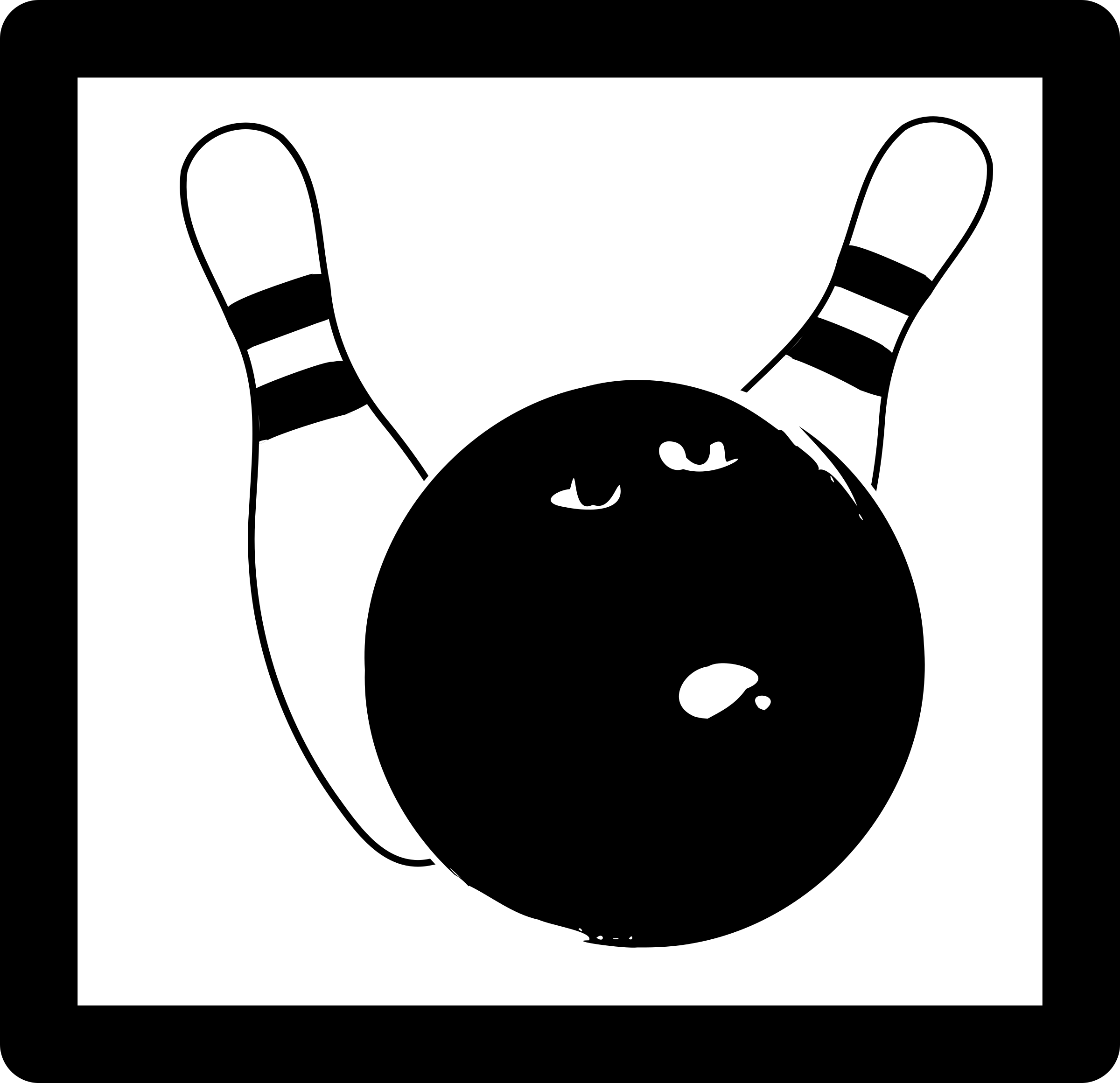 Bowling Clip Art Icon