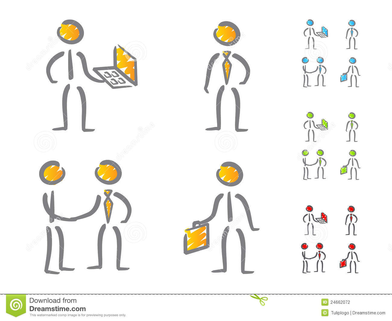 Business People Icons