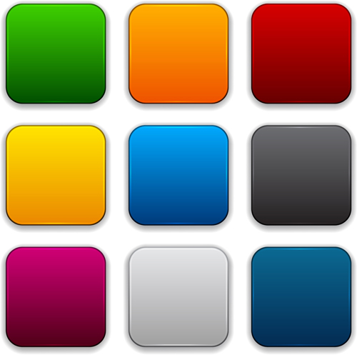 Button Icons Vector Free Download