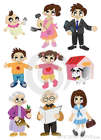 Cartoon Family Icon