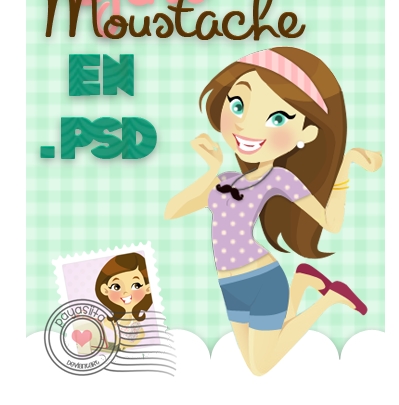 Cartoon Girl PSD