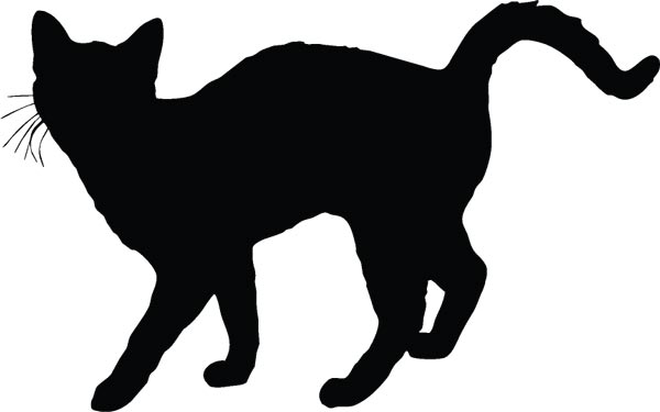 Cat Silhouette Shapes