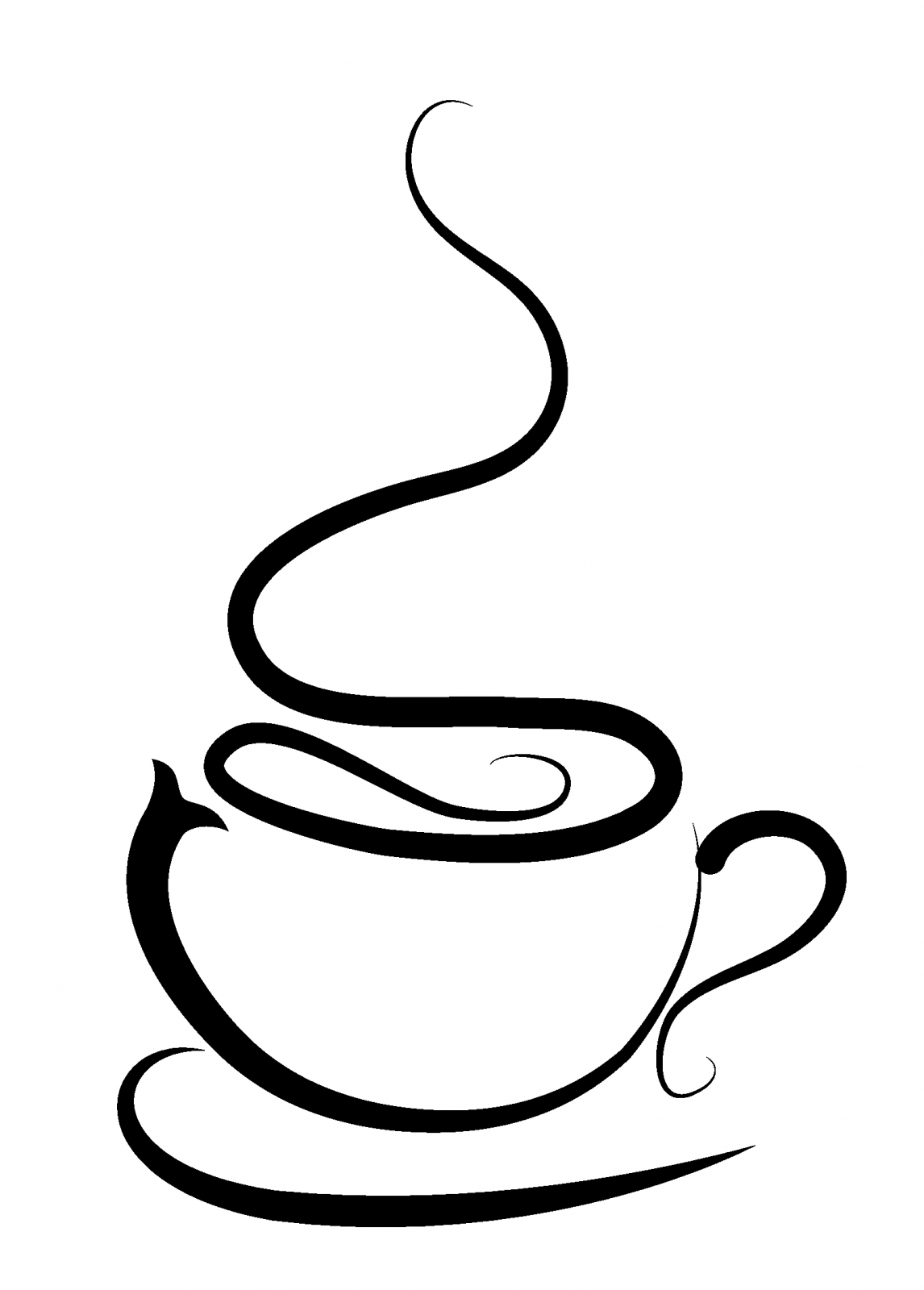 Coffee Cup Silhouette Vector