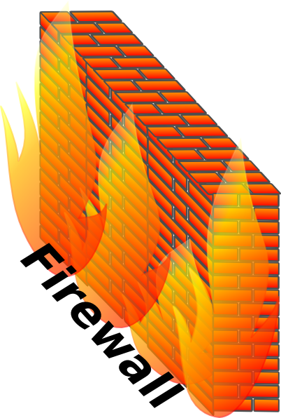 Computer Firewall Clip Art