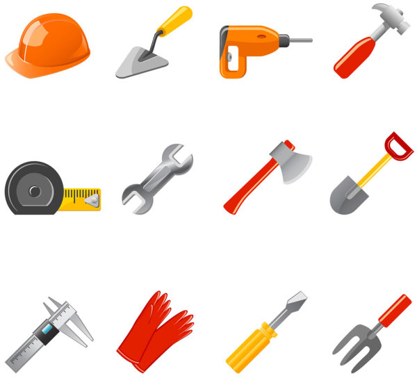 Construction Tools Vector Icons
