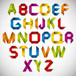 Cool Letter Fonts Colorful