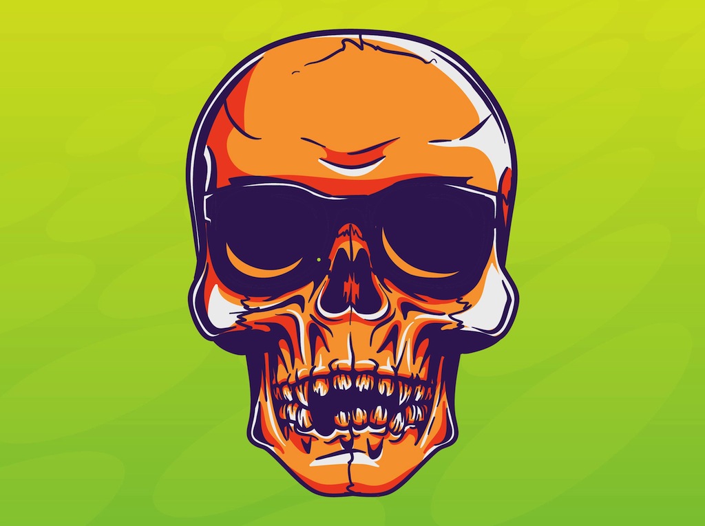 Cool Skull Vector Art